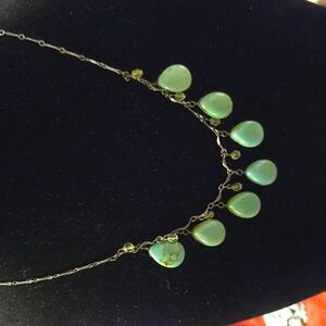 BELLAGIO CRYSTALS VINTAGE TURQUOISE NECKLACE